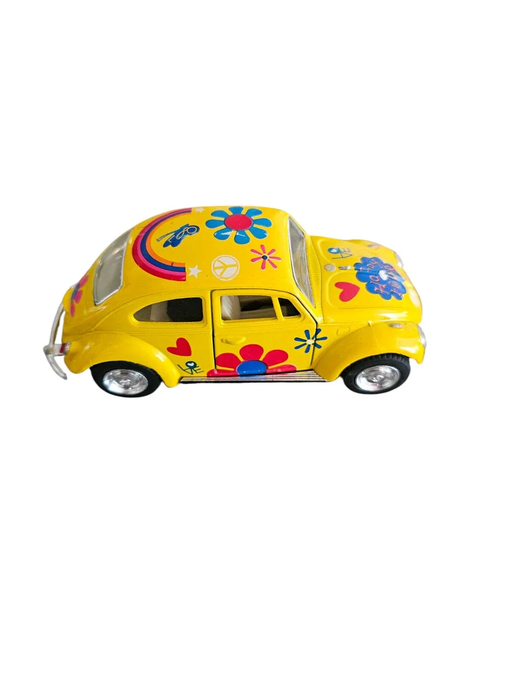 Volkswagen Classical Bug 1967 Happy Flower by Kinsmart